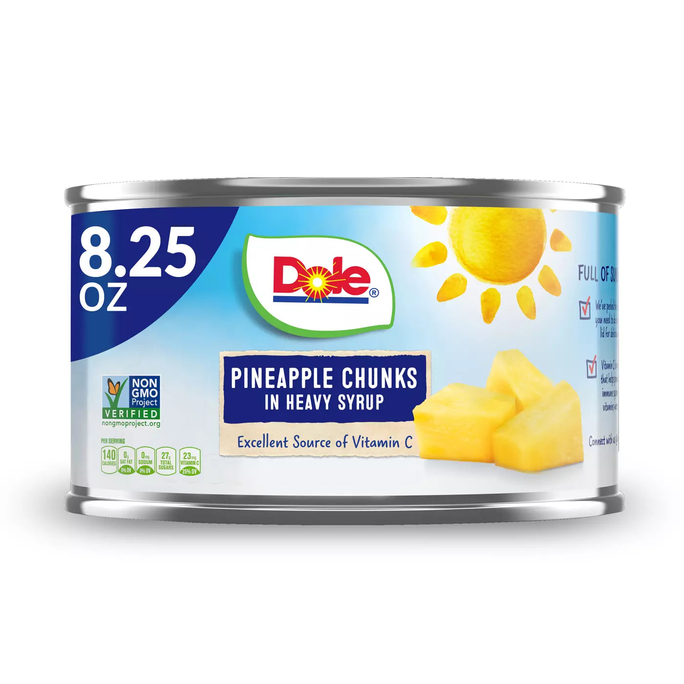 Dole Pineapple Chunks in Syrup (8.25oz)