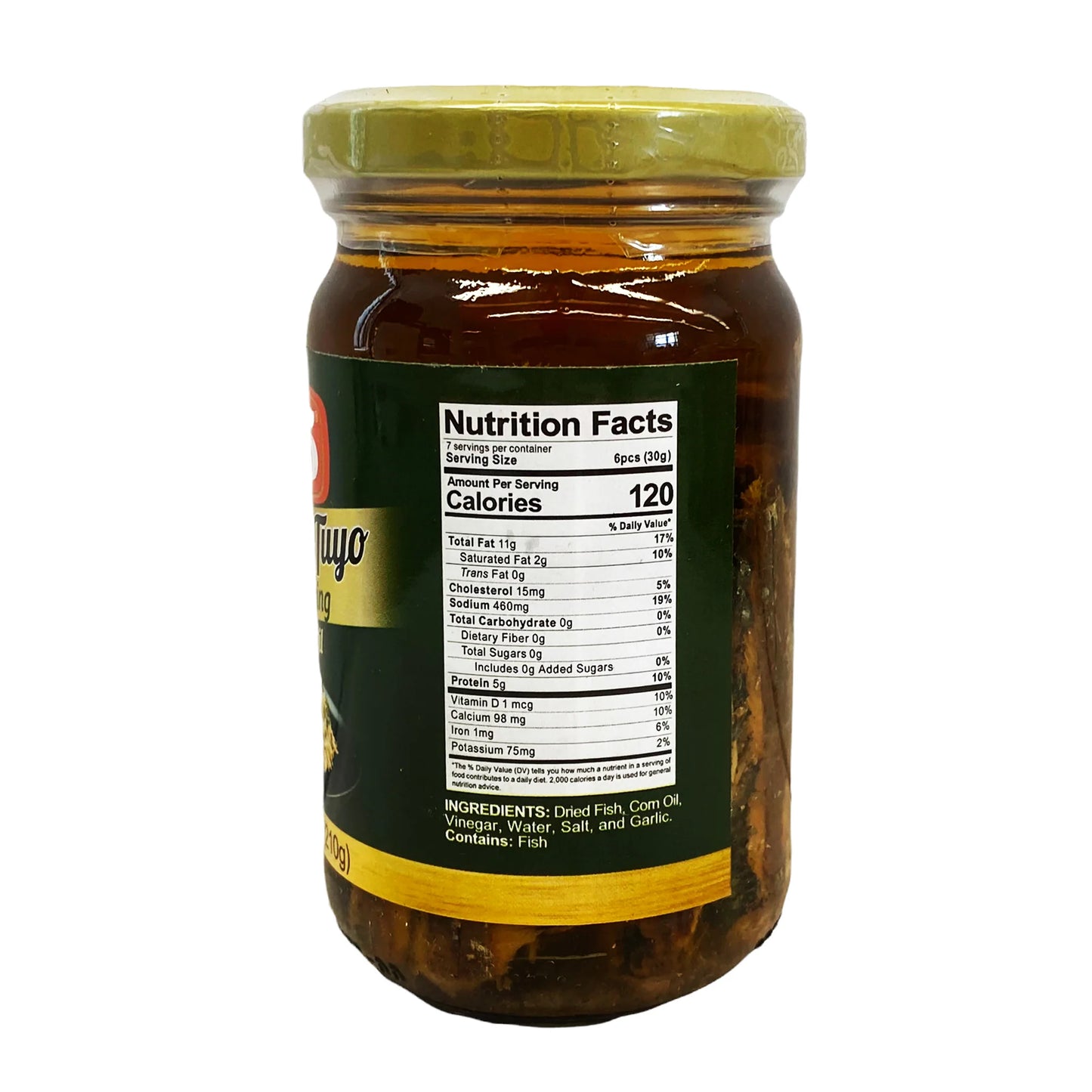 555 Gourmet Tuyo Dried Herring in Oil 7.4oz (210g)
