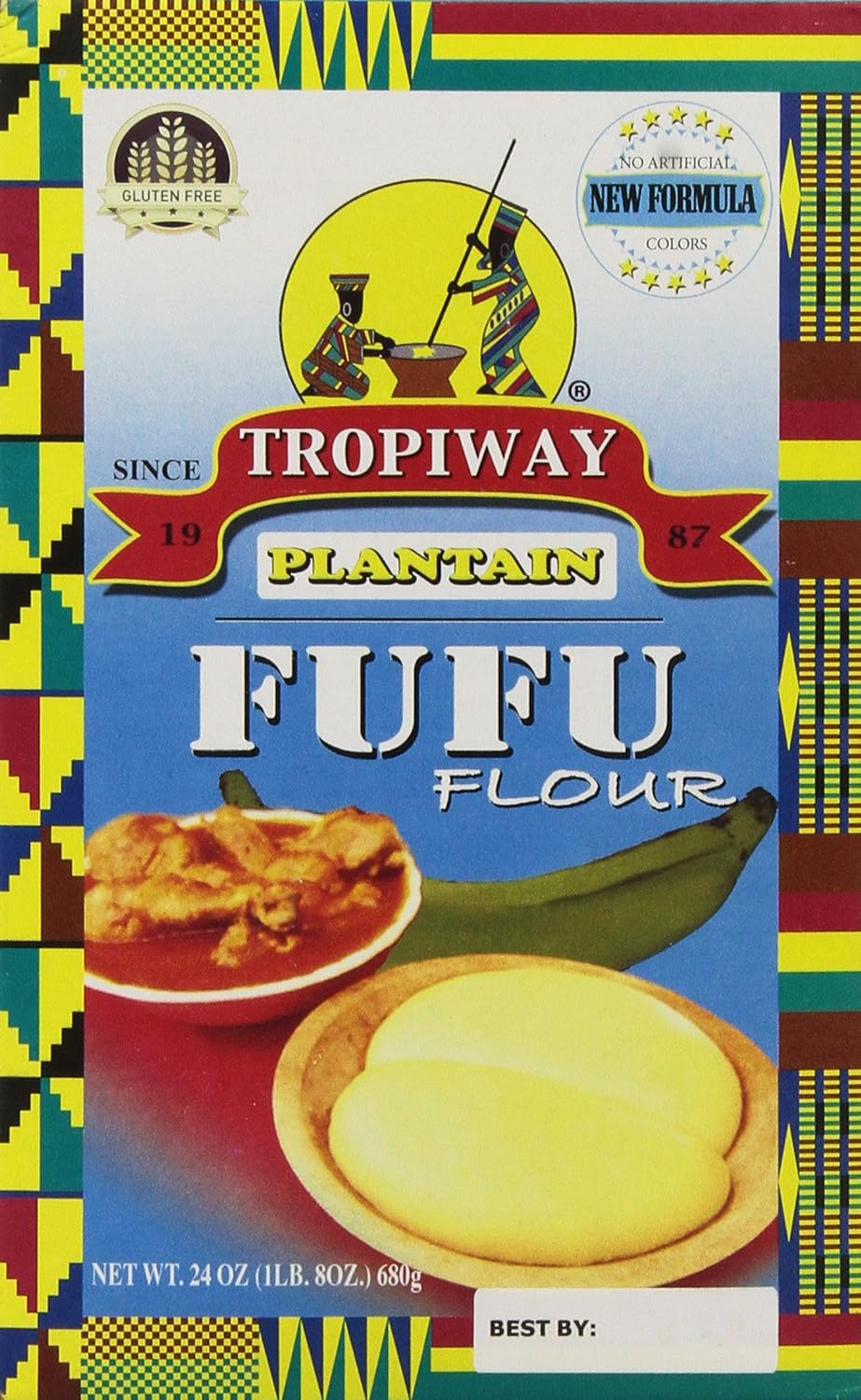 Tropiway Plantain Fufu flour 680g (blue)