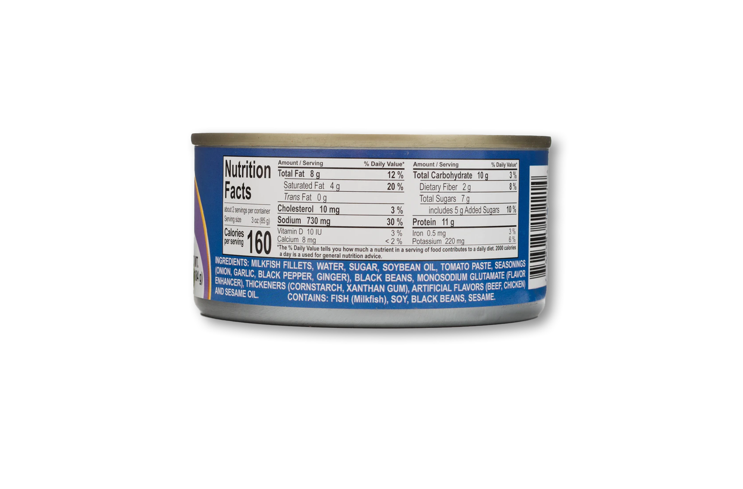 Century Bangus (Black Beans) -184g/6.05oz