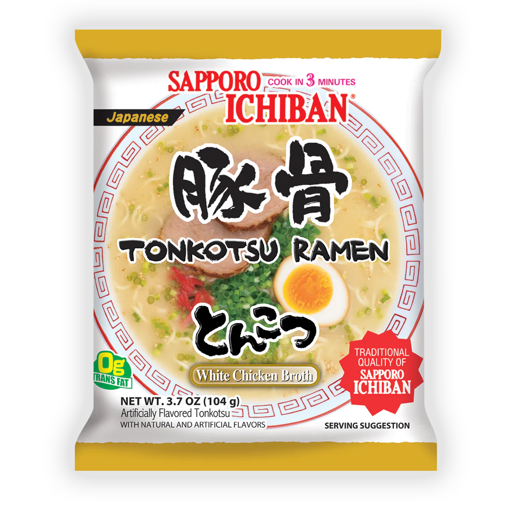 Sapporo Ichiban Tonkatsu Ramen - 104g/3.7oz