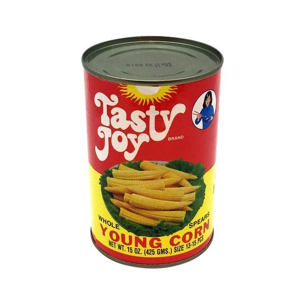Tasty Joy Whole Spears Young Corn 425g