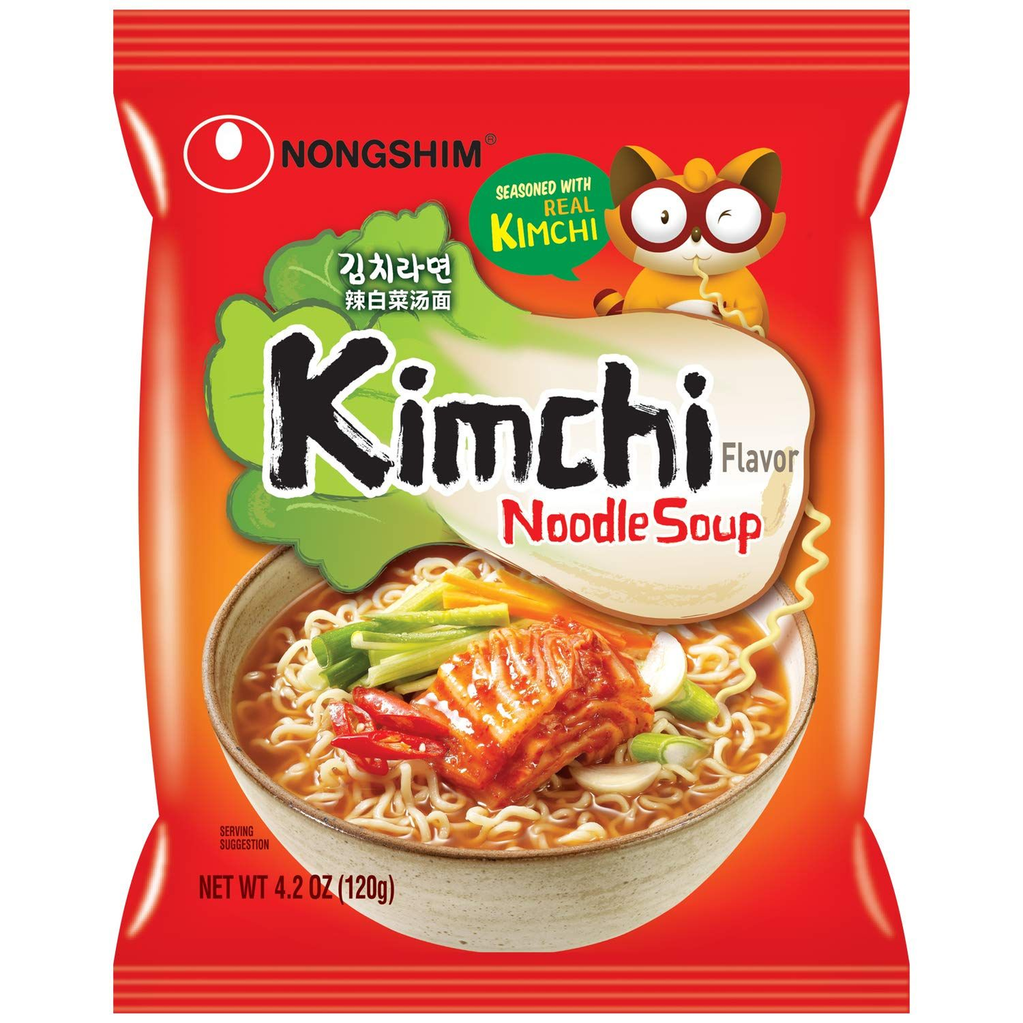 NongShim Kimchi flavor Noodle Soup 120g