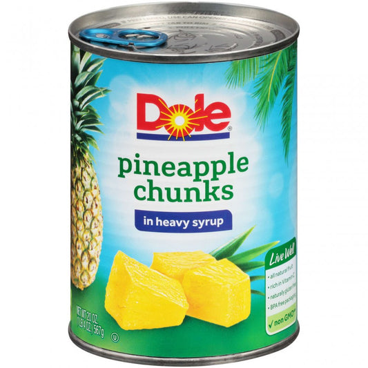 Dole Pineapple Chunks in Syrup (20oz)