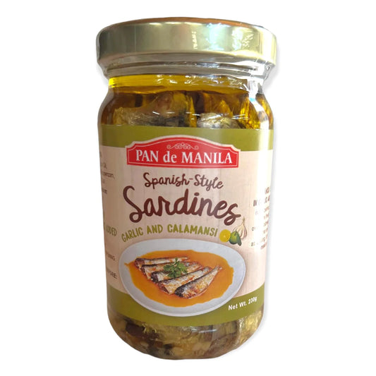 Pan de Manila Bottled Sardines Garlic & calamansi (230g)