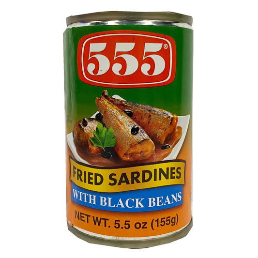 555 - Fried Sardines (w/Black Beans) 155g