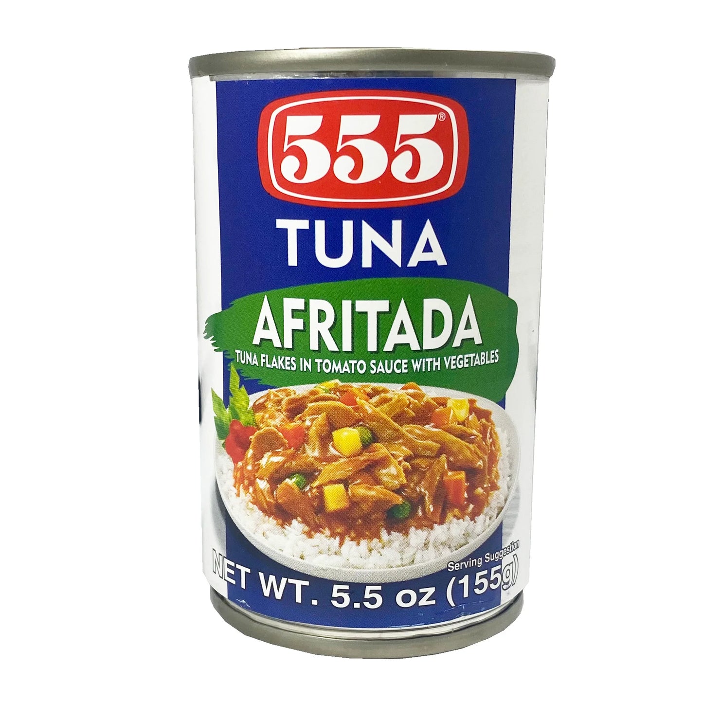 555 tuna flakes  afritada 5.5oz
