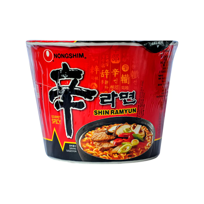 Nongshim Big Bowl Shin Spicy Noodle 114g