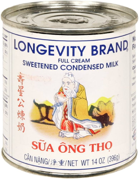 Longevity Brand Sweetened condensed Milk 396g