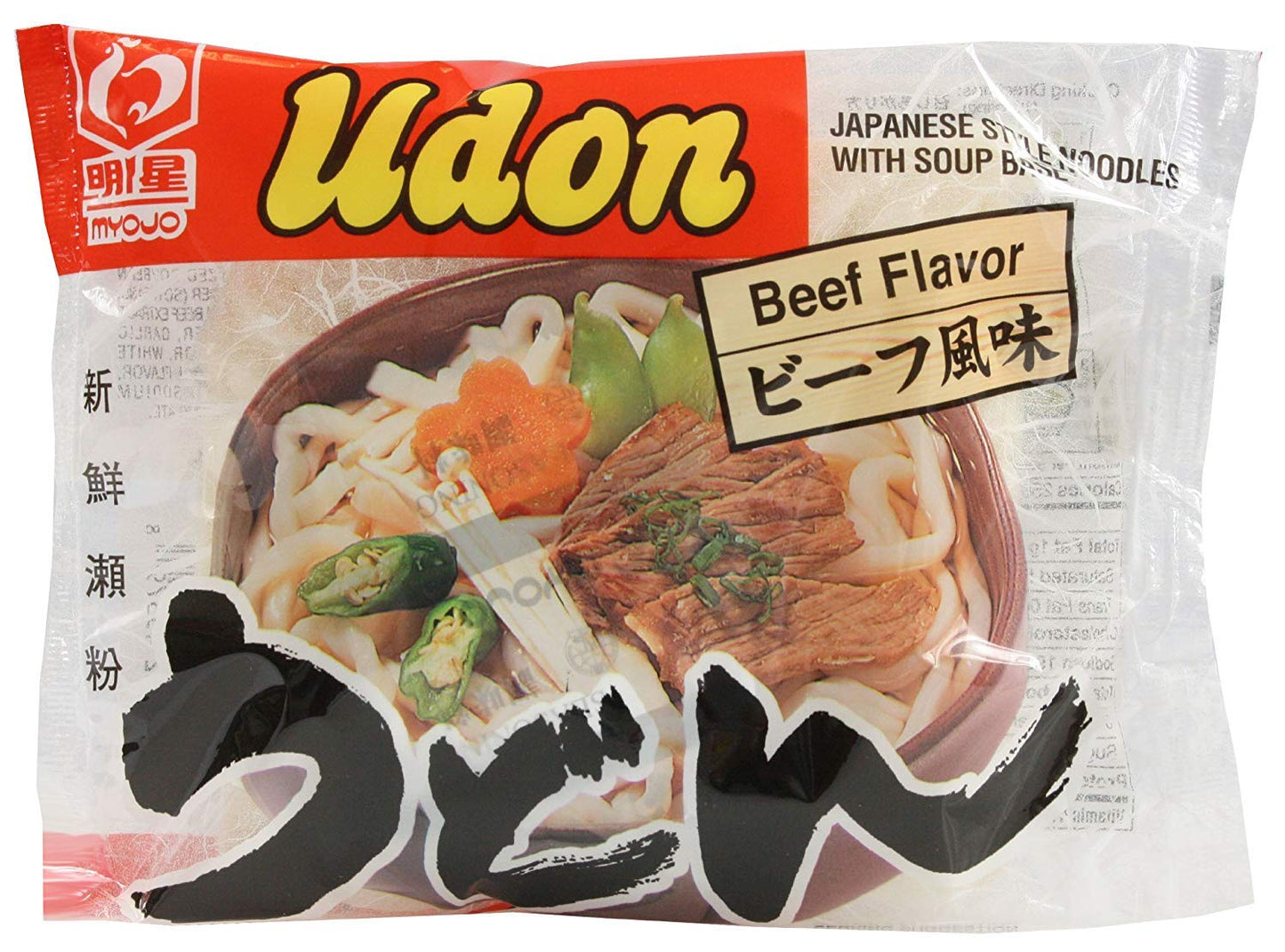 Myojo - Udon w/ Soup Beef Flavor 205g