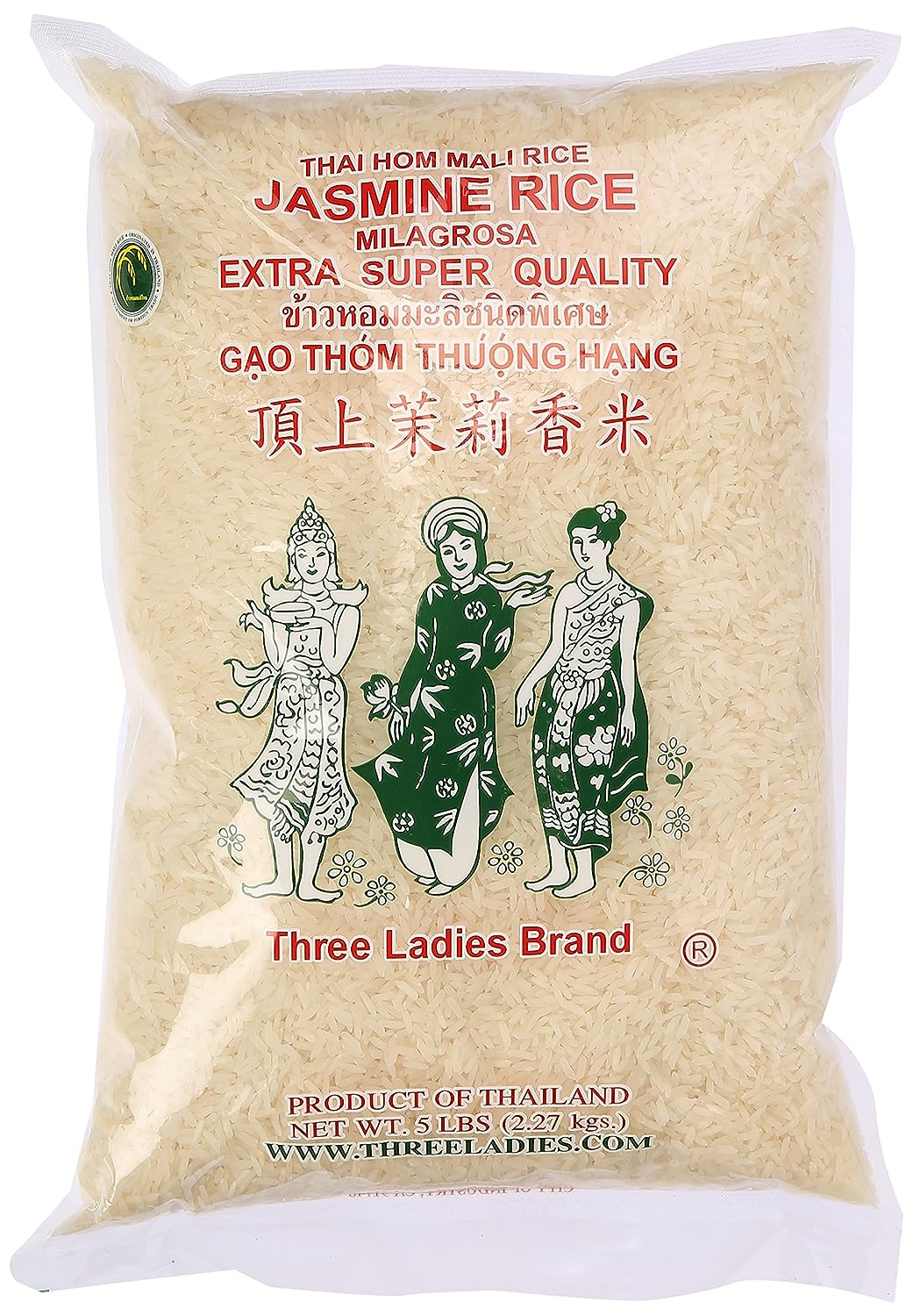 Three Ladies Jasmine Rice 5lbs