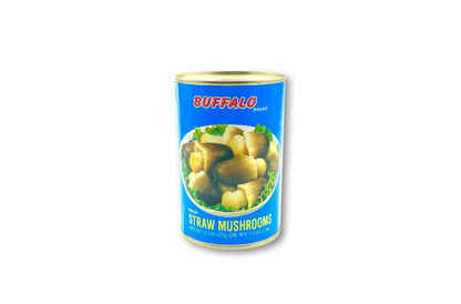 Buffalo Peeled Straw Mushroom 7.4oz (210g)