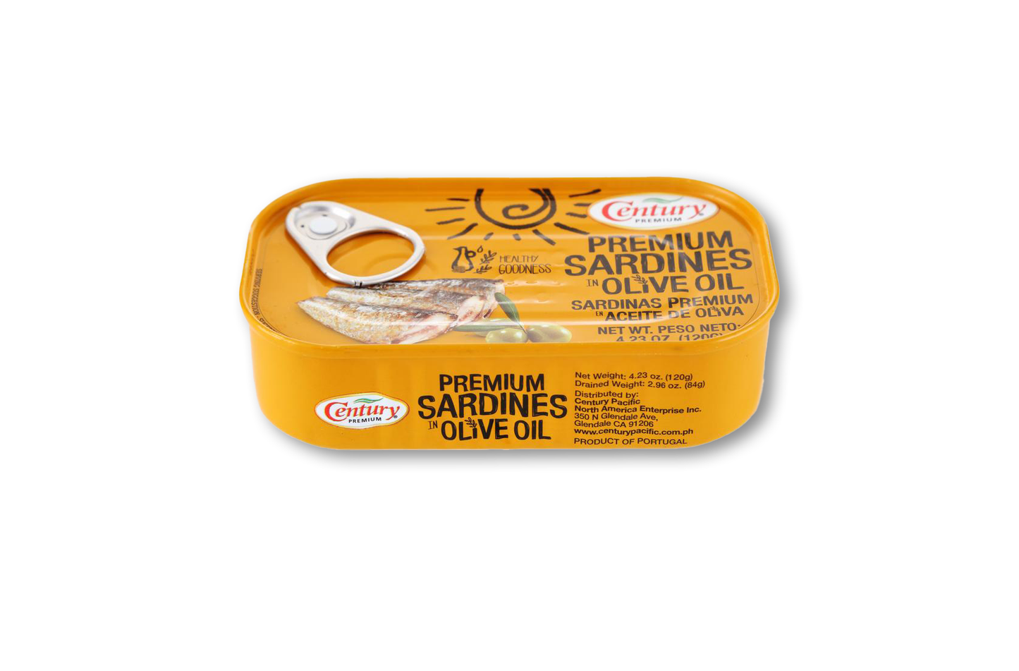 Century club can premium sardines in olive oil  4.23oz
