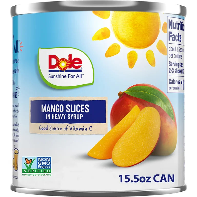 Dole Mango Slice Heavy Syrup (15.5oz)