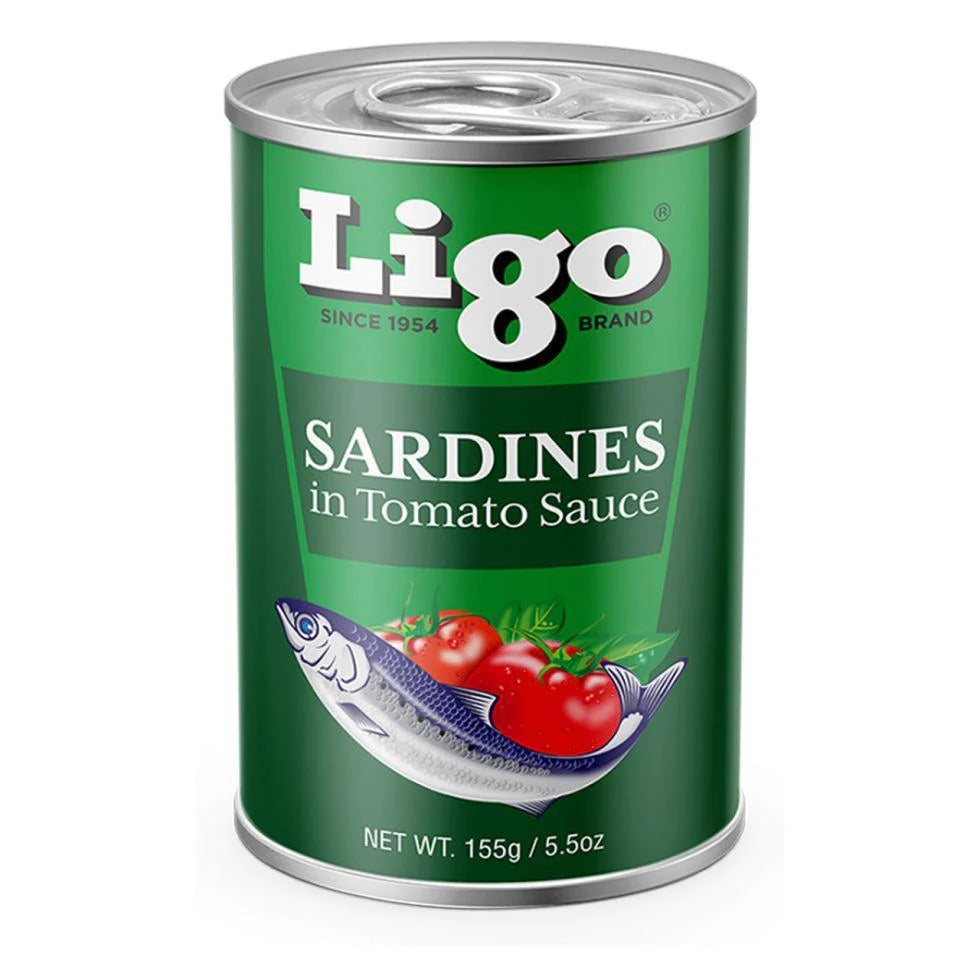 Ligo - Tomato Sauce Sardines (Green) 155g