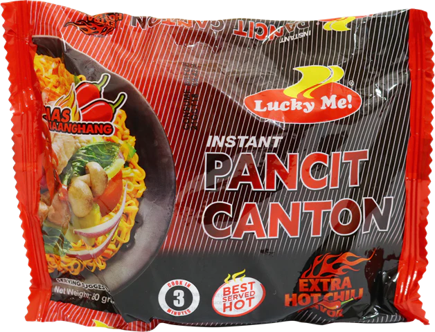 Lucky Me Pansit Canton Hot Chili 80g