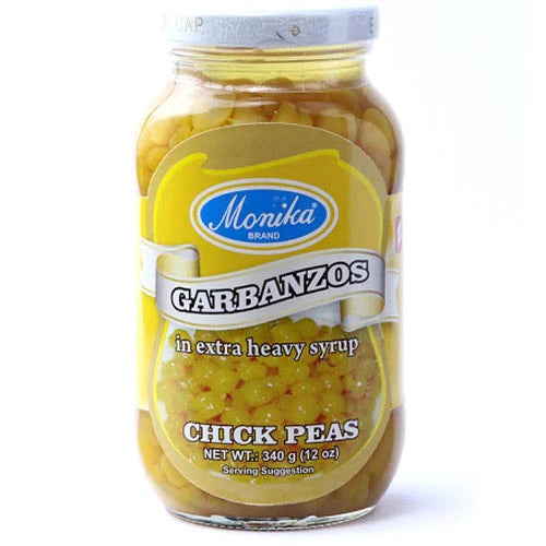 Monika Garbanzos in extra heavy syrup 908g