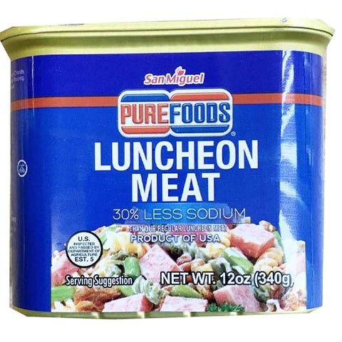 Purefoods - Luncheon Meat (Less Sodium) 340g/12oz