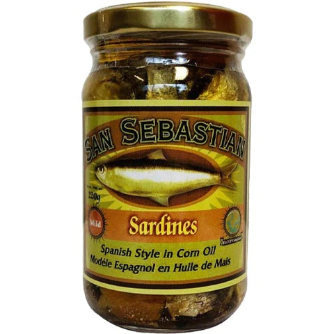 San Sebastian Sardines mild (Corn Oil) - 220g