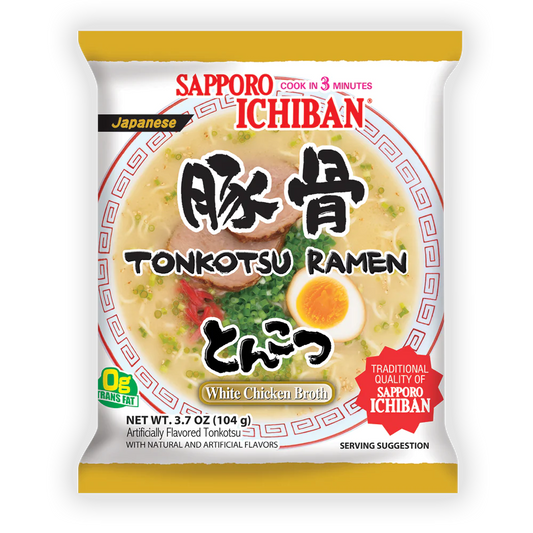 Sapporo Ichiban Tonkatsu Ramen - 104g/3.7oz