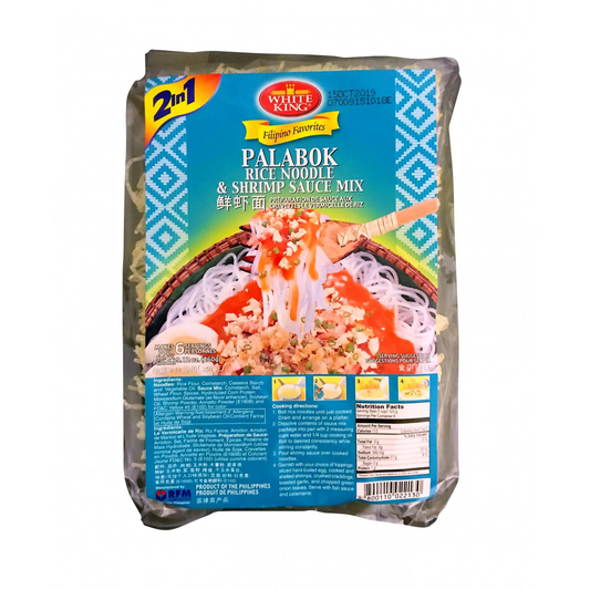 White King Palabok Rice Noodle & Shrimp Sauce Mix 260g