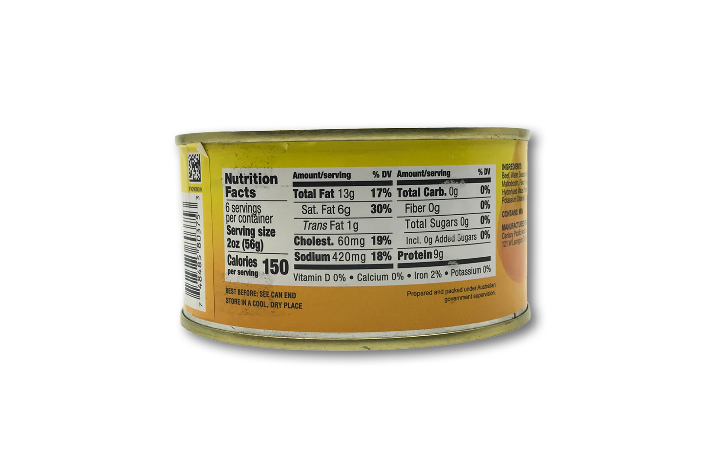 Argentina Corned Beef (Yellow) 12oz