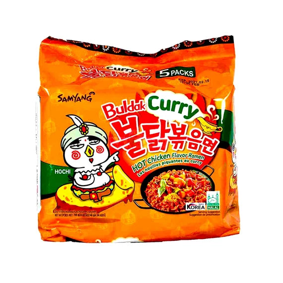 Samyang Curry  Hot Chicken Ramen Orange 5 pcs/pack(700g)