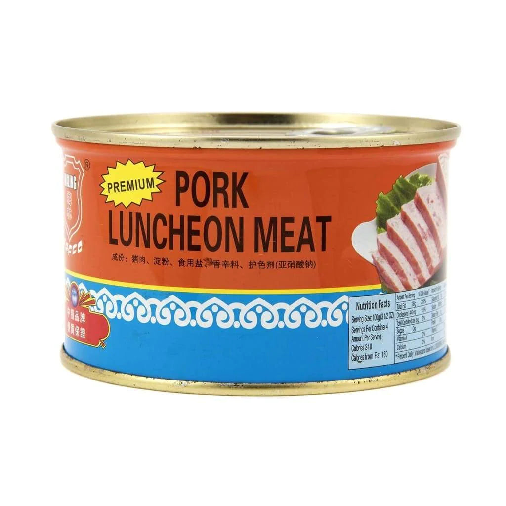 Maling Pork Luncheon Meat ( round ) 15.55oz