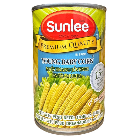 Sunlee Young Baby Corn 410g
