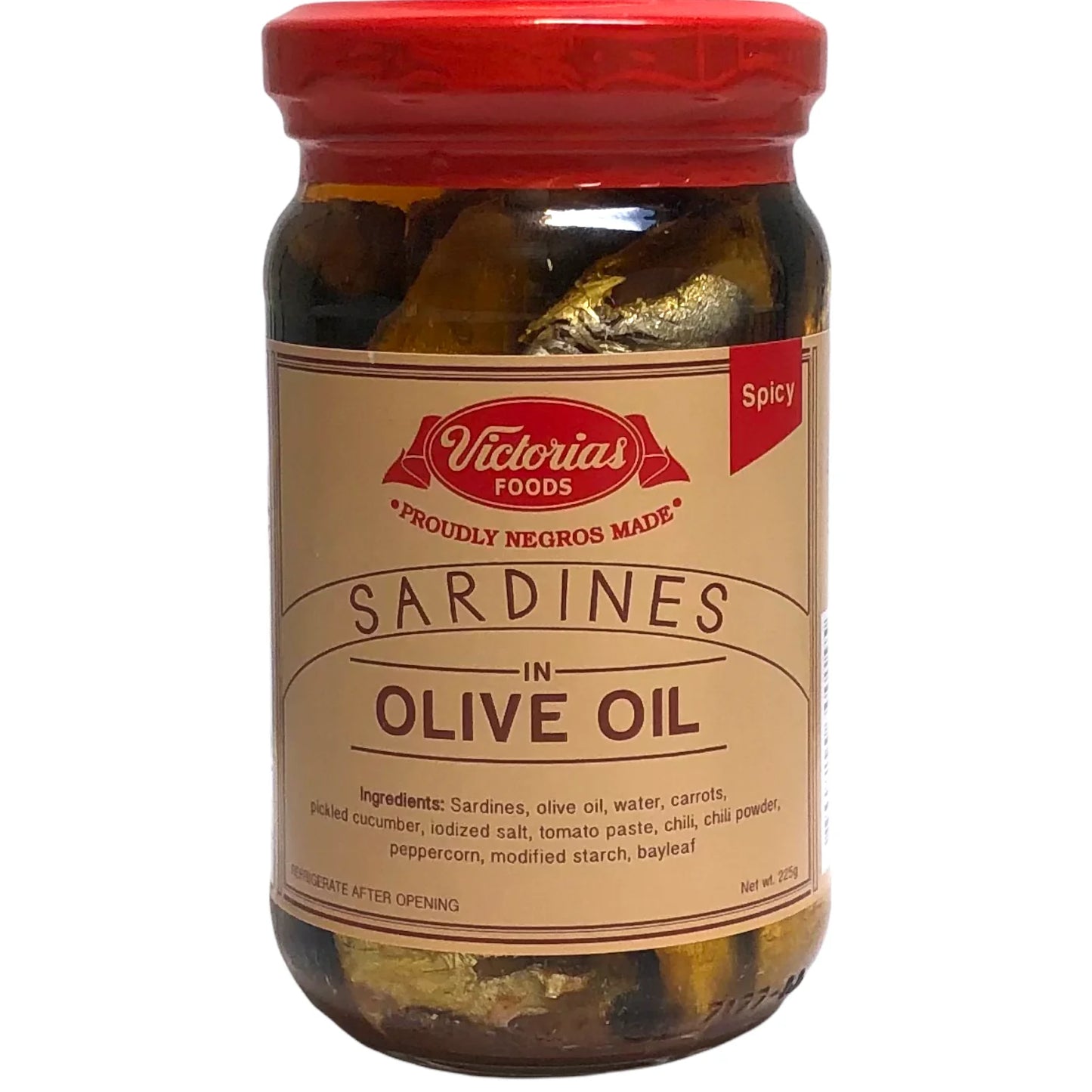 Victoria's Sardines (Spicy) in Olive Oil 225g