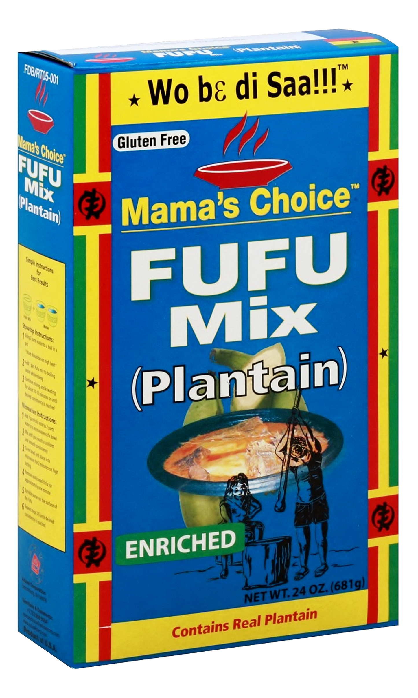 Mama Choice fufu Mix (plantain) 681g