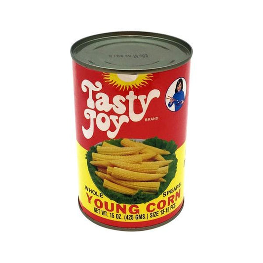 Tasty Joy Whole Spears Young Corn 425g