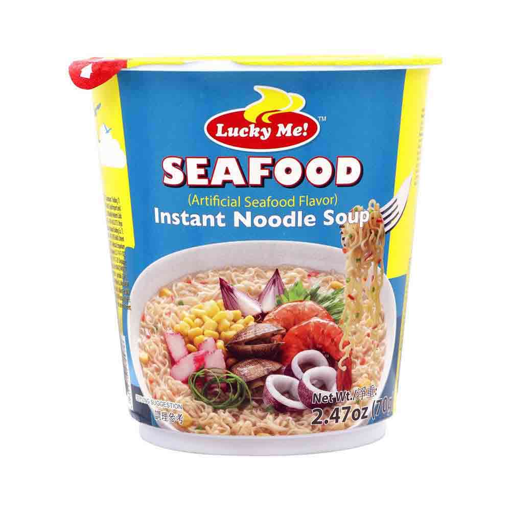 Lucky Me Seafood Instant Noodle Soup 70g