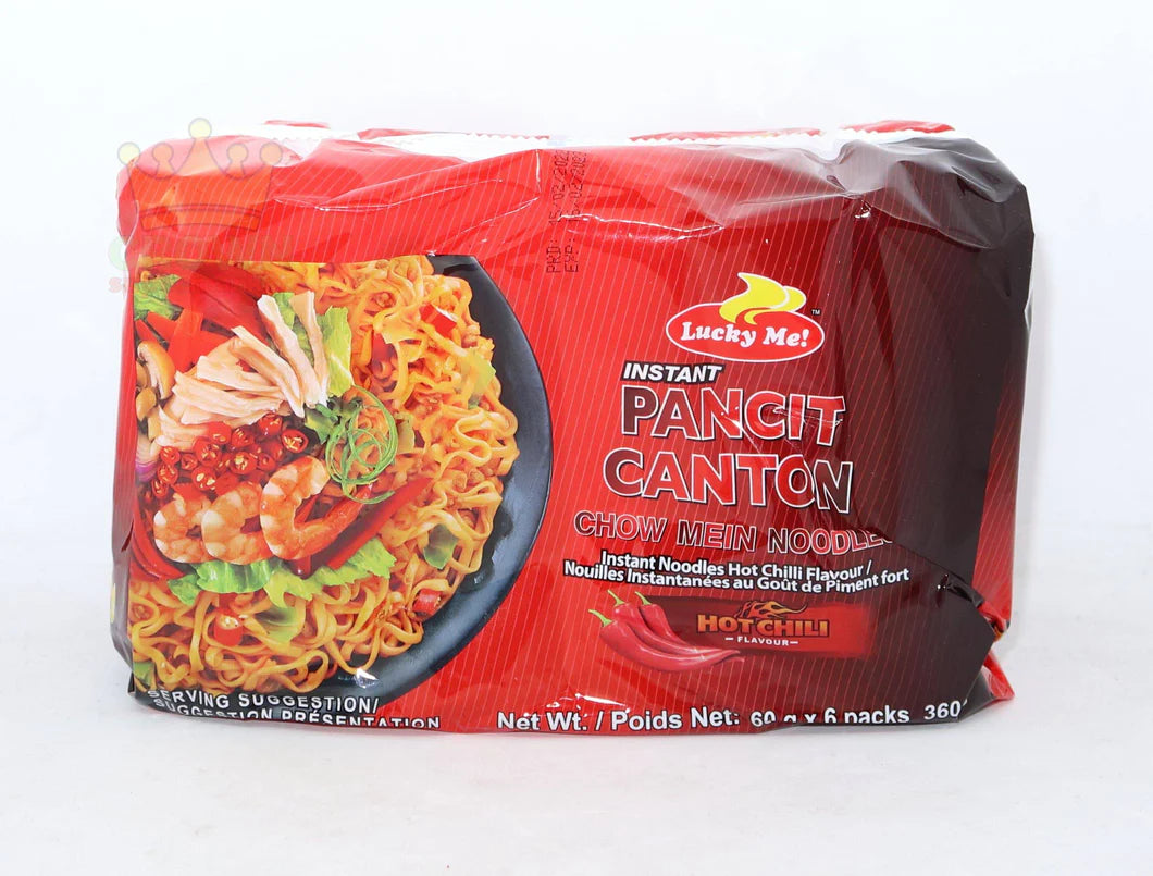 Lucky Me Pansit Canton Hot Chili - 6x60g