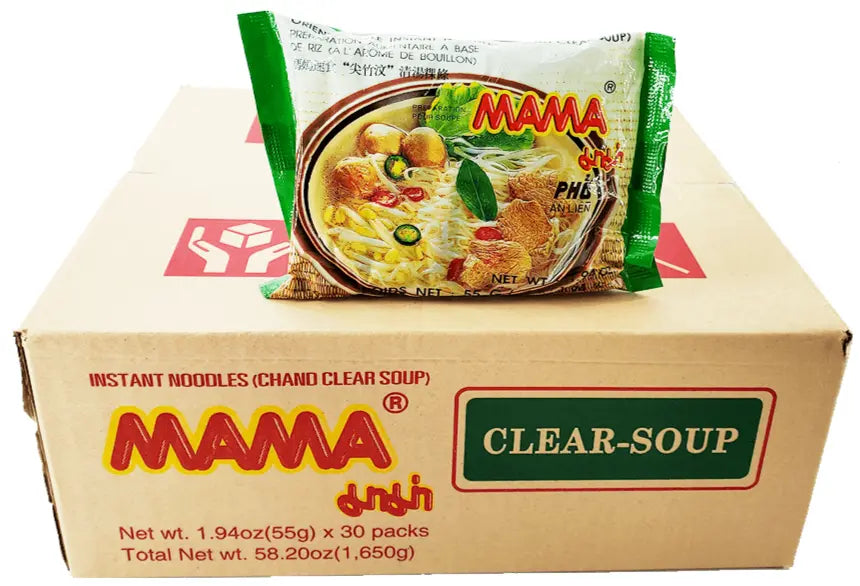 Mama Instant Chand Noodles Beef Flavor 55g x30packs